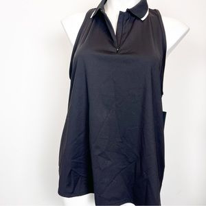 MTA Sport sleeveless polo shirt top racerback athletic